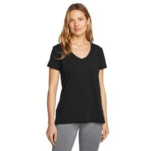 Eddie Bauer Black V Neck Shirt